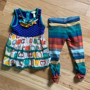 Matilda Jane apple outfit 2t